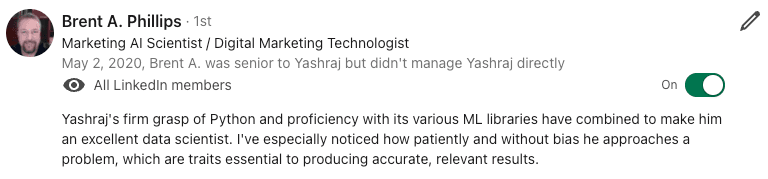 Client review 1