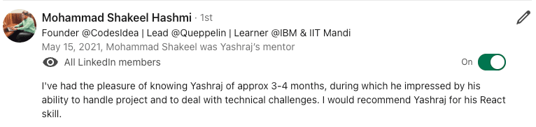 Client review 2